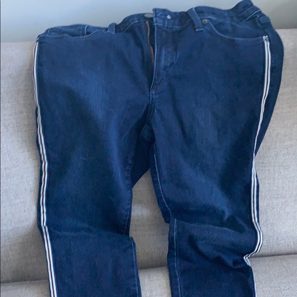 Dark denim